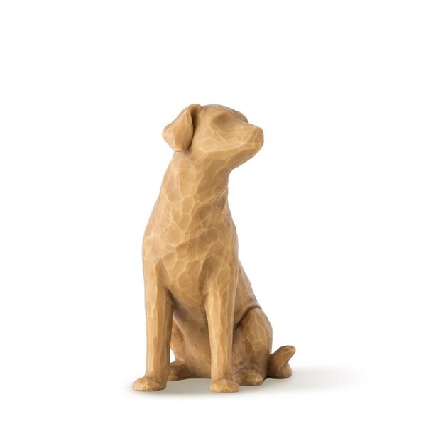 Willow Tree Figurine Love My Dog (Light) Always With Me by Susan Lordi 27682