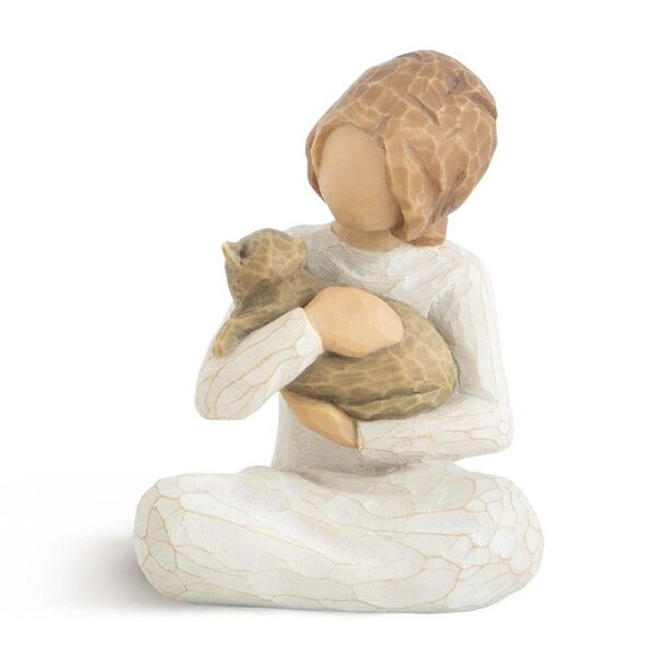 Willow Tree Figurine Kindness A Girl and Her Cat By Susan Lordi 26218
