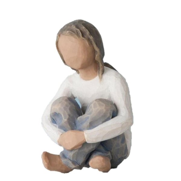 Willow Tree Figurine Spirited Child (Darker Skin & Hair) by Susan Lordi 27347