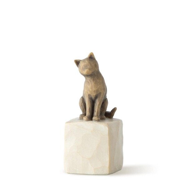 Willow Tree Figurine Love My Cat (Dark) Always With Me By Susan Lordi 27684