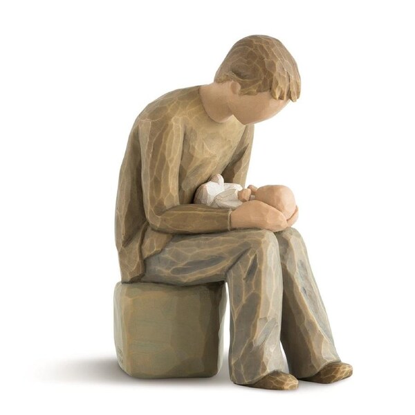 Willow Tree Figurine New Dad Father and New Baby By Susan Lordi 26129