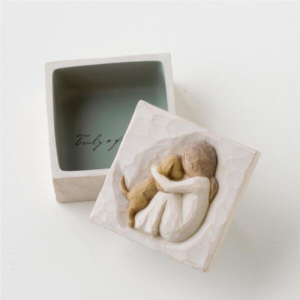 Willow Tree True Keepsake Box Truly a Friend by Susan Lordi 26603