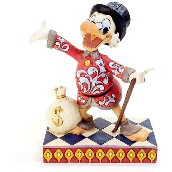 Disney Traditions by Jim Shore - Scrooge Mc Duck Tycoon - Mickey & Friends Figurine 16.5cm