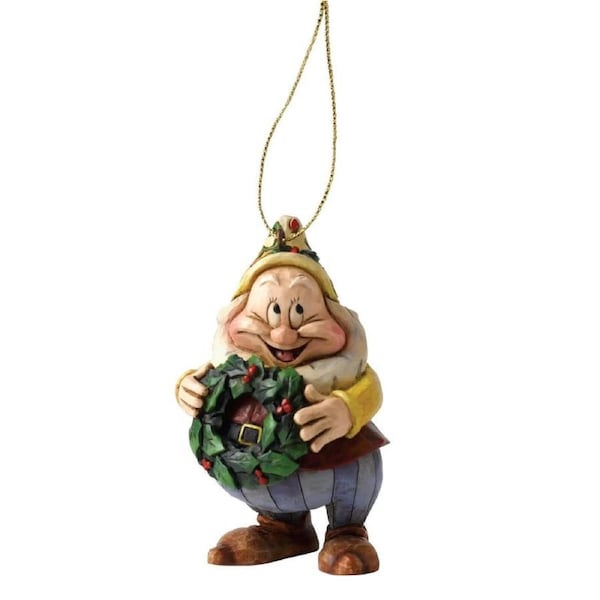 Disney Traditions by Jim Shore - Happy Dwarf Snow White Hanging Ornament 7cm