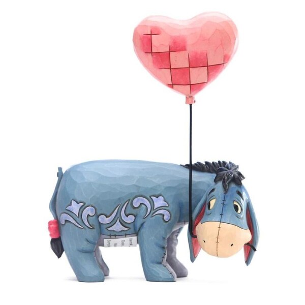 Disney Traditions by Jim Shore - Eeyore Heart Balloon - Winnie the Pooh Figurine 20cm