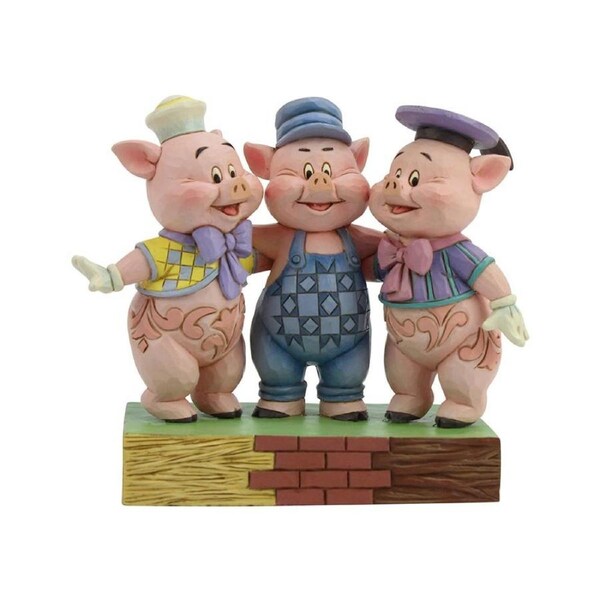 Disney Traditions by Jim Shore - Three Little Pigs Figurine 12cm