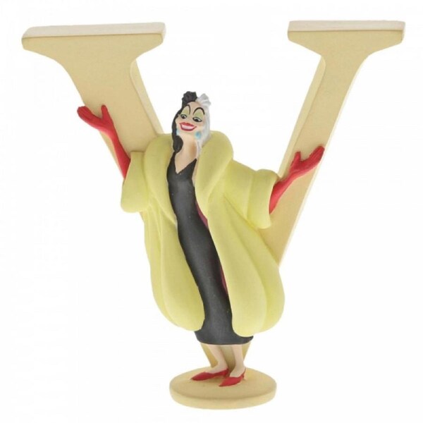 Disney Enchanting - Alphabet - V - Cruella De Vil Figurine 7cm