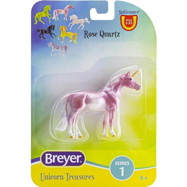 Breyer Horses Unicorn Treasures Single Rose Quartz Stablemates 1:32 Scale 6928RQ