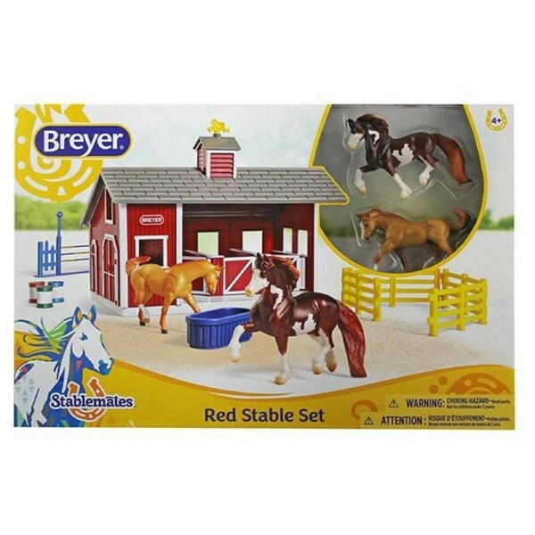 Breyer Horses Red Stable Horse Set Stablemates 1:32 Scale 59197