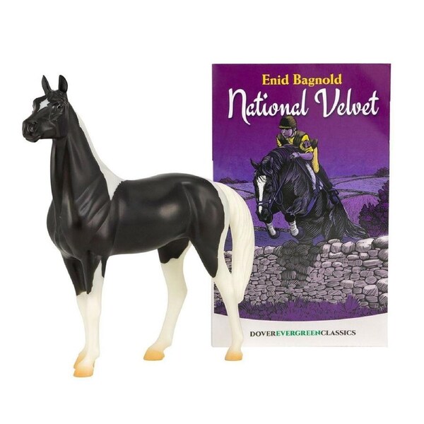 Breyer Horses National Velvet - Horse and Book Set Freedom 1:12 Scale 6180