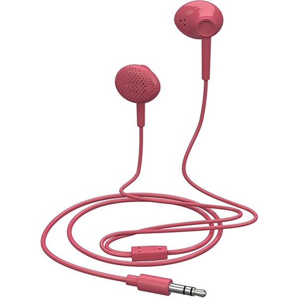 Liquid Ears Everyday Earphones In-Ear Earbuds/Headphones w/ 3.5mm Audio Jack Red