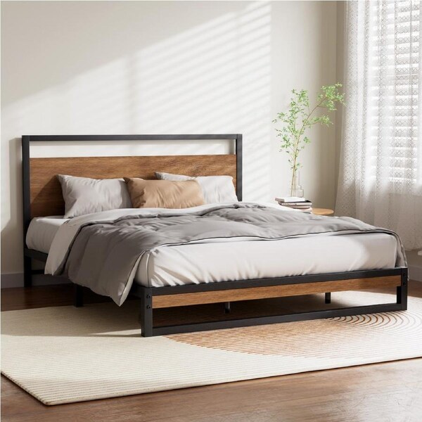 Artiss Metal Bed Frame Queen Size 210x158cm DANE