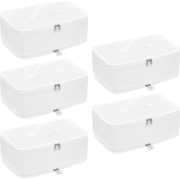 5PK Boxsweden 6.8L Foldaway 30cm Storage Box Collapsible Organiser Container WH