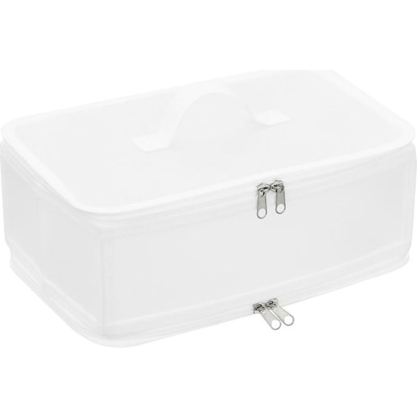 Boxsweden 6.8L Foldaway 30cm Storage Box Collapsible Organiser Container White