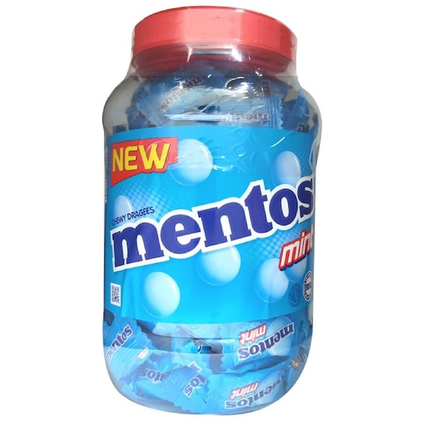 Mentos 540g Jumbo Mint Chewy Candy Party Treats Confectionery Candies Chews Jar