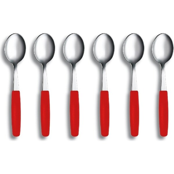 Victorinox Teaspoon Set 6 - Red