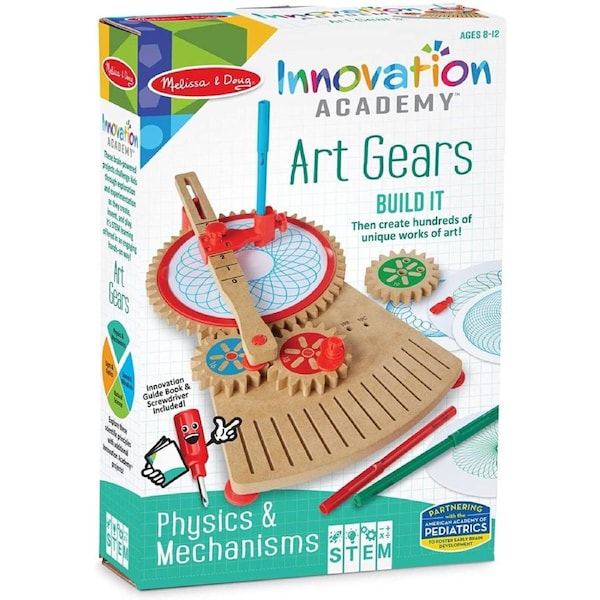 Melissa & Doug Innovation Academy - Art Gears - Physics & Mechanisms