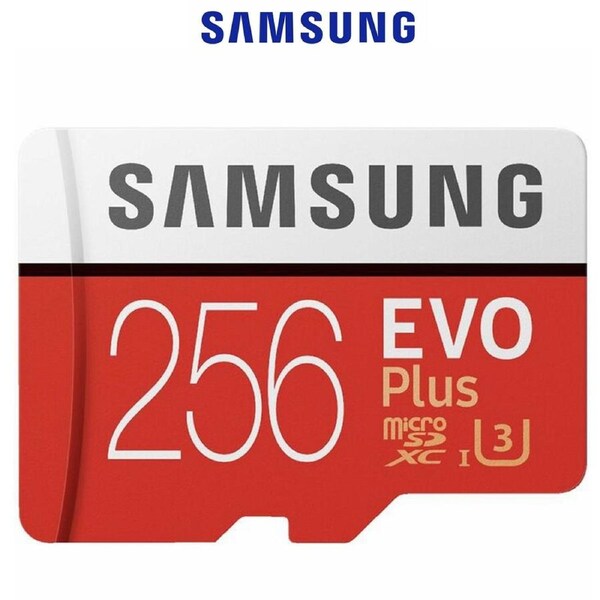 Samsung Evo Plus 256GB Micro SD Card SDXC UHS-I U3 4K Mobile Phone TF Memory Card MB-MC256HA