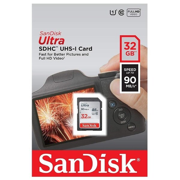 SanDisk Ultra 32GB SDHC UHS-I SD Card