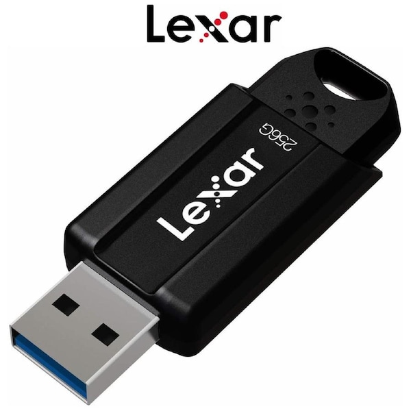 USB 3.1 Lexar 256GB Flash Drive JumpDrive S80 Memory Stick 150MB/s LJDS080256G