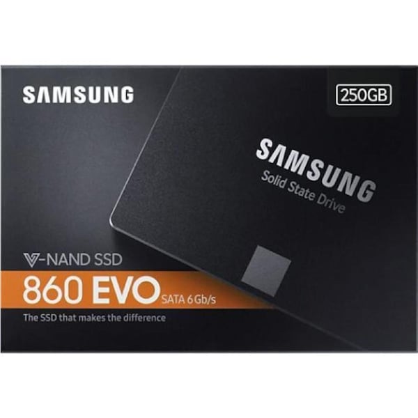 Samsung 860 EVO SSD 250GB Internal Solid State Drive Laptop 2.5" SATA III MZ-76E250BW 550MB/s