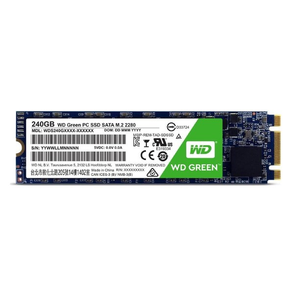 WD Green SSD 240GB Western Digital Internal Solid State Drive Laptop M.2 SATA III 545MB/s