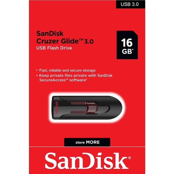 SanDisk USB 3.0 16GB Flash Drive Memory Stick