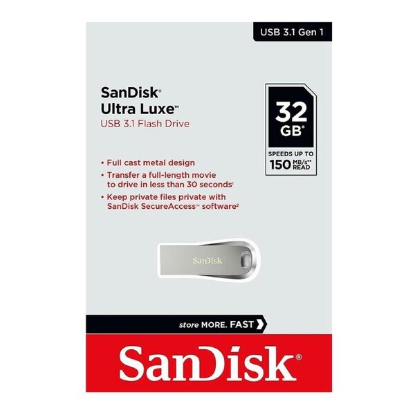 SanDisk USB 3.1 32GB Ultra Luxe Flash Drive