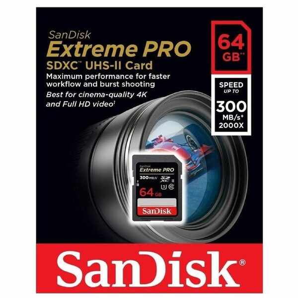 SanDisk Extreme Pro 64GB SD Card