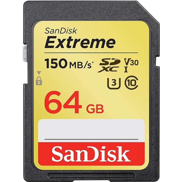 SanDisk Extreme 64GB SDXC UHS-I SD Card