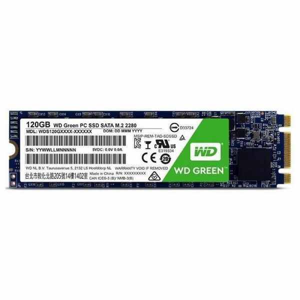 Western Digital WD Green SSD 120GB Western Digital Internal Solid State Drive Laptop M.2 SATA III 545MB/s