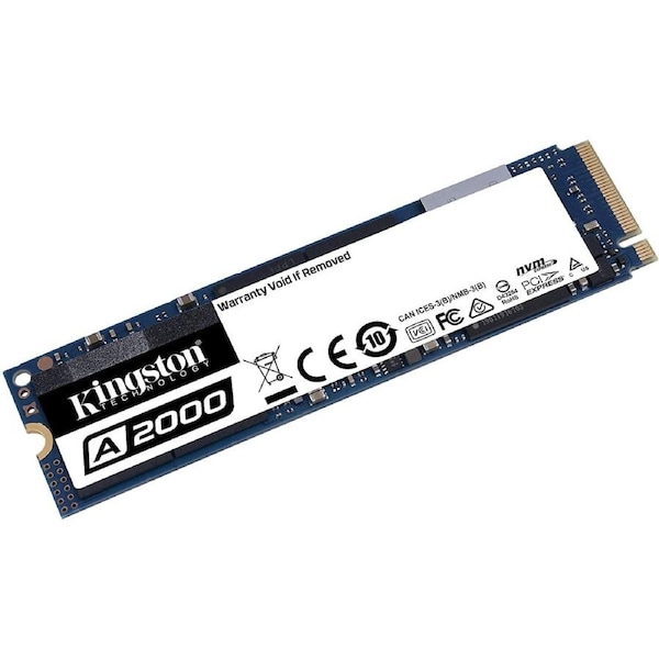 SSD Kingston 500GB A2000 M.2 2280 PCI Nvme Internal SSD SA2000M8/500G up to 2000MB/s