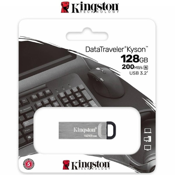 USB Drive 128GB Kingston Data Traveler USB 3.2 Kyson Flash Drive Memory Stick PC