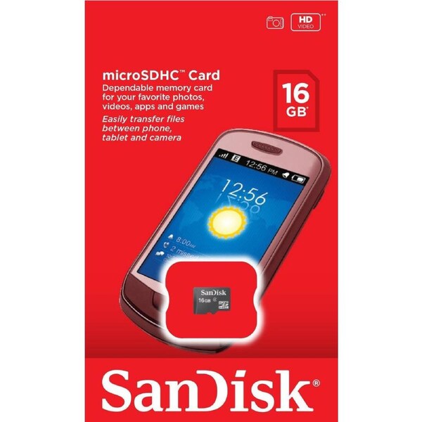 SanDisk 16GB Class 4 Micro SD Card