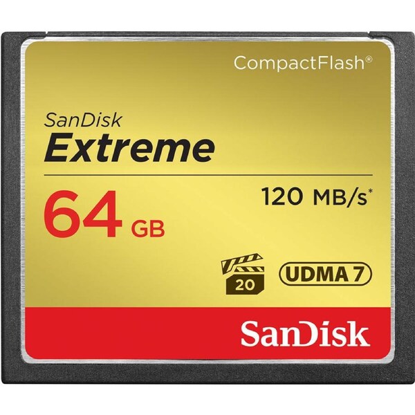 SanDisk Extreme 64GB CF Card 120MB/s