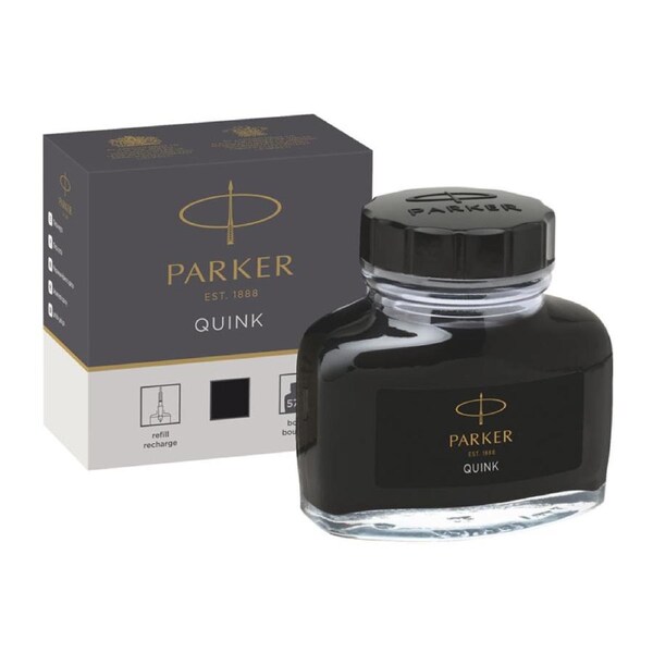 PARKER Quink Liquid Bottled Ink - Black
