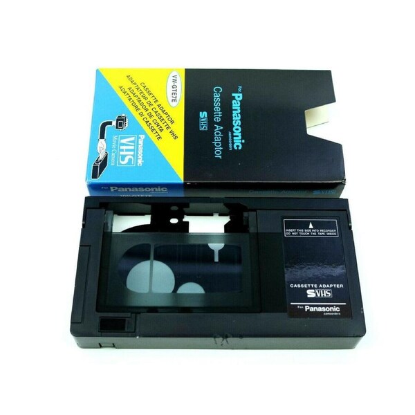 VHS to VHS-C VHSC VHS C Tape Converter Adaptor Play Compact Cassette VCR Player