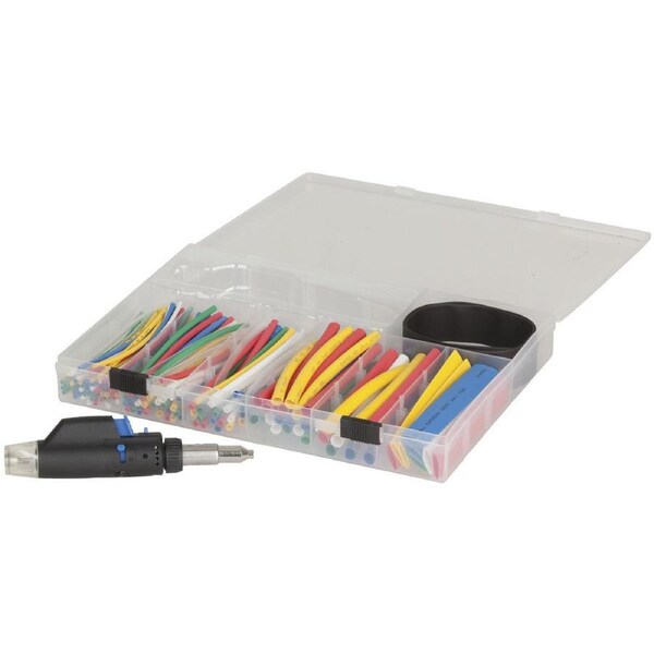 161 Piece Heatshrink Pack with Gas Powered Heat Blower TH1620