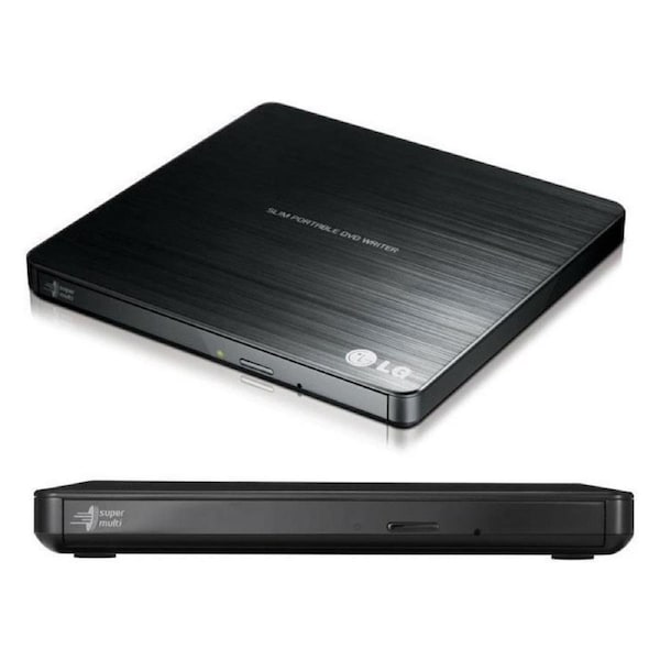 LG GP60NB50 8x External USB Ultra Slim Portable DVD-RW Player Burner Re-Writer for MAC & Windows