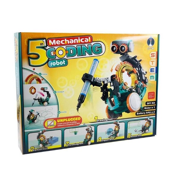 JOHNCO - 5 IN 1 MECHANICAL CODING ROBOT