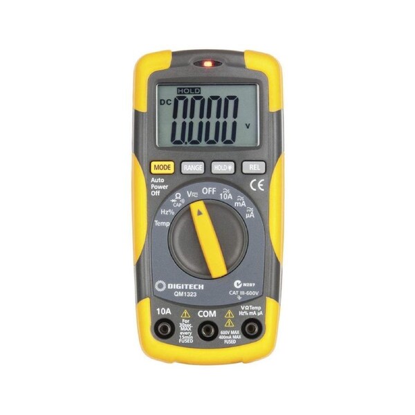DIGITECH Cat III Multimeter with Temperature