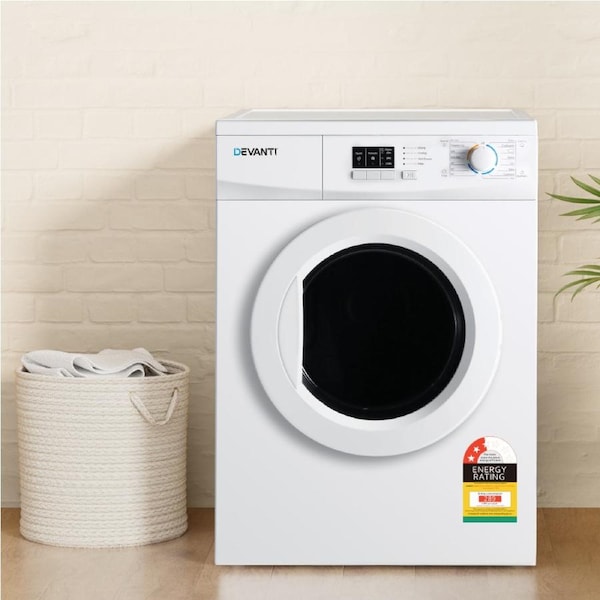 Devanti 7kg Vented Tumble Dryer - White