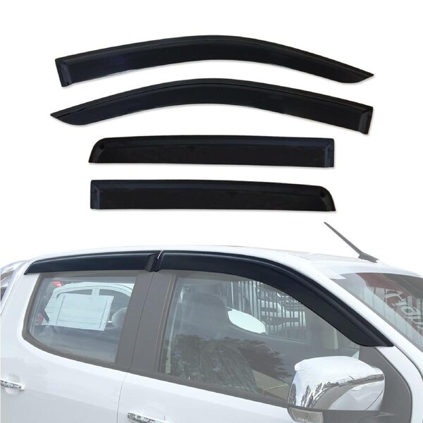 Injection Weather Shields for Holden Colorado Dual Cab RG Series 2012-2020