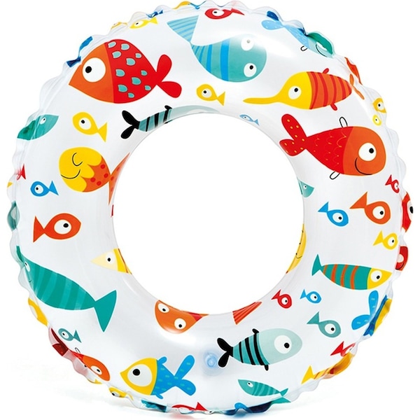 1pc Intex Lively Print 51cm Assorted Design Kids Inflatable Swim Pool Floats 3y+