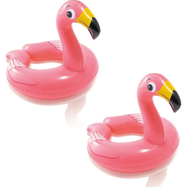2PK Intex Penguin/Duck/Flamingo Assorted Design Kids Inflatable Pool Floats 3y+