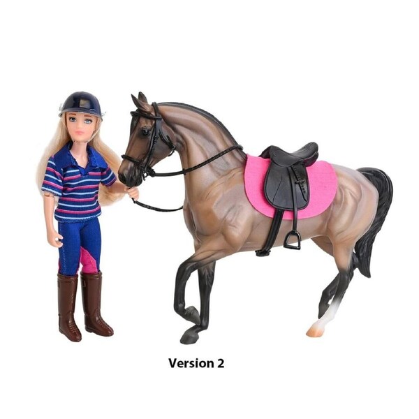 Breyer Horses English Horse & Rider Freedom 1:12 Scale 61114