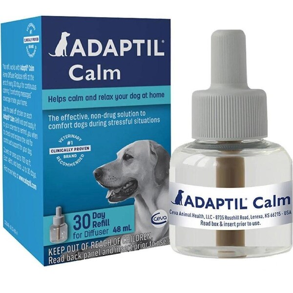 Adaptil Calm Home Diffuser Refill - Pheromones for Anxious Dogs - Refill Bottle 48ml