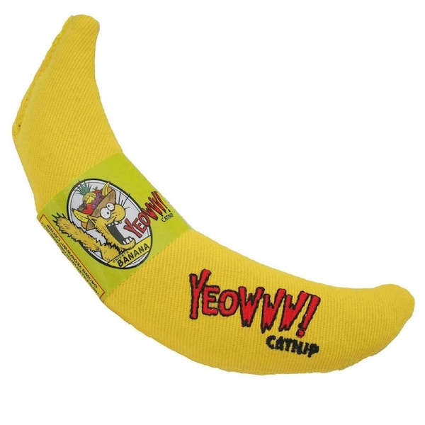 Yeowww! Cat Toys with Pure American Catnip - Banana