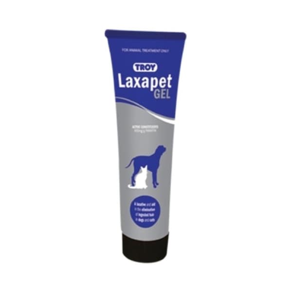Troy Laxapet Laxative & Hairball Eliminating Gel for Cats and Dogs - 100g