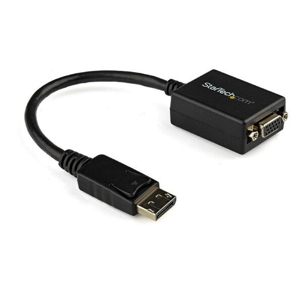 Star Tech DisplayPort Male to VGA Adapter Female 1080p/60Hz For PC/Monitors